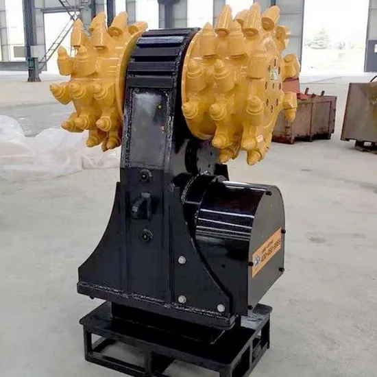 Cat320に適合した掘削機の油圧水平ドラムカッター